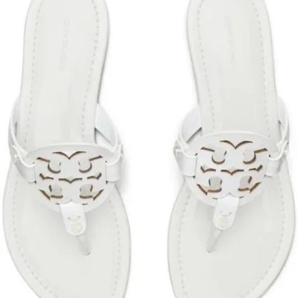 Tory Burch White Sandals